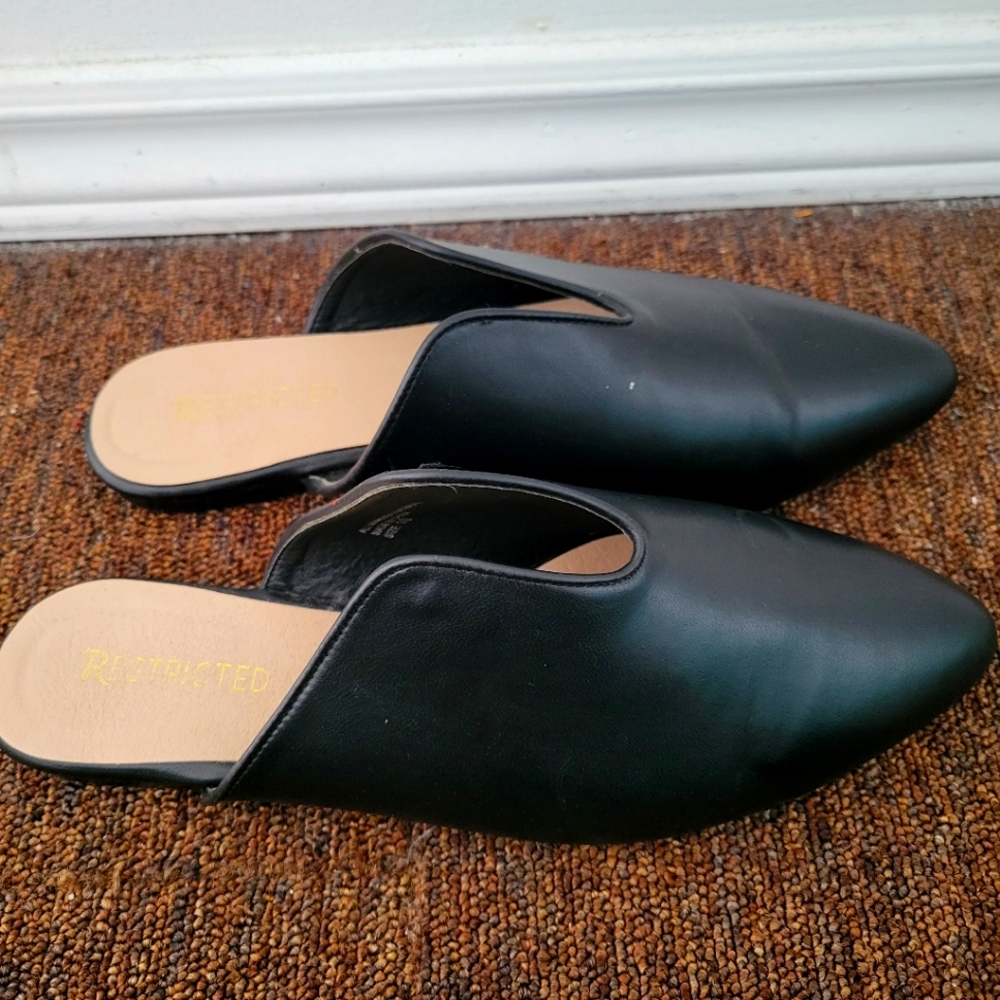 Black Slip Ons